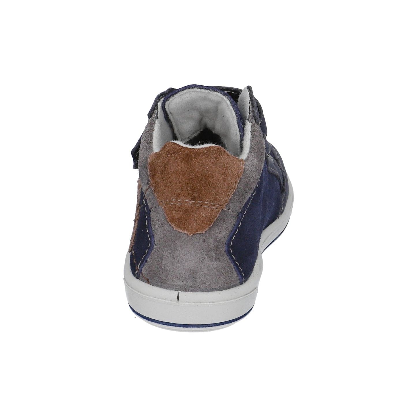 Kimi Waterproof Boot in Navy and Brown Leather