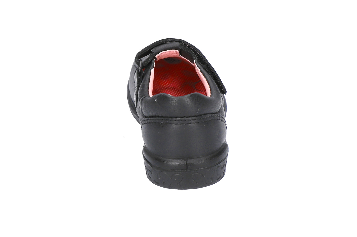 Scarlett Black Leather T-bar Girls School Shoe