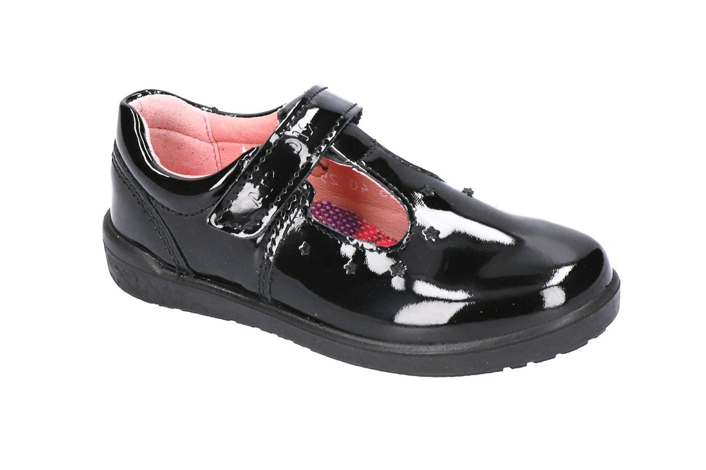 Scarlett Patent Leather T-bar Girls School Shoe