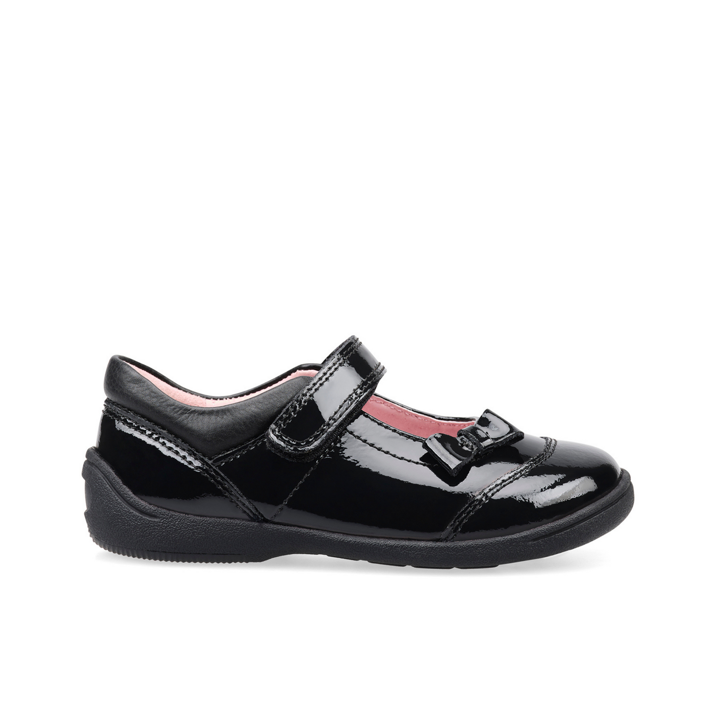 Twizzle Girl's Black Patent Leather First Shoe