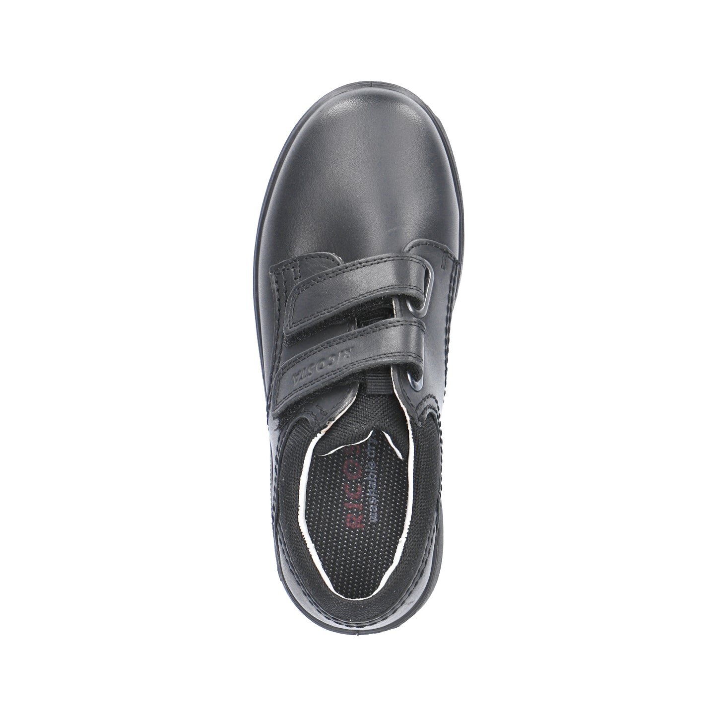 William Black Leather Boys School Shoe