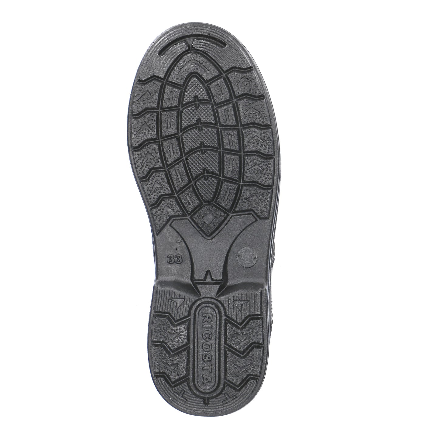 William Black Leather Boys School Shoe