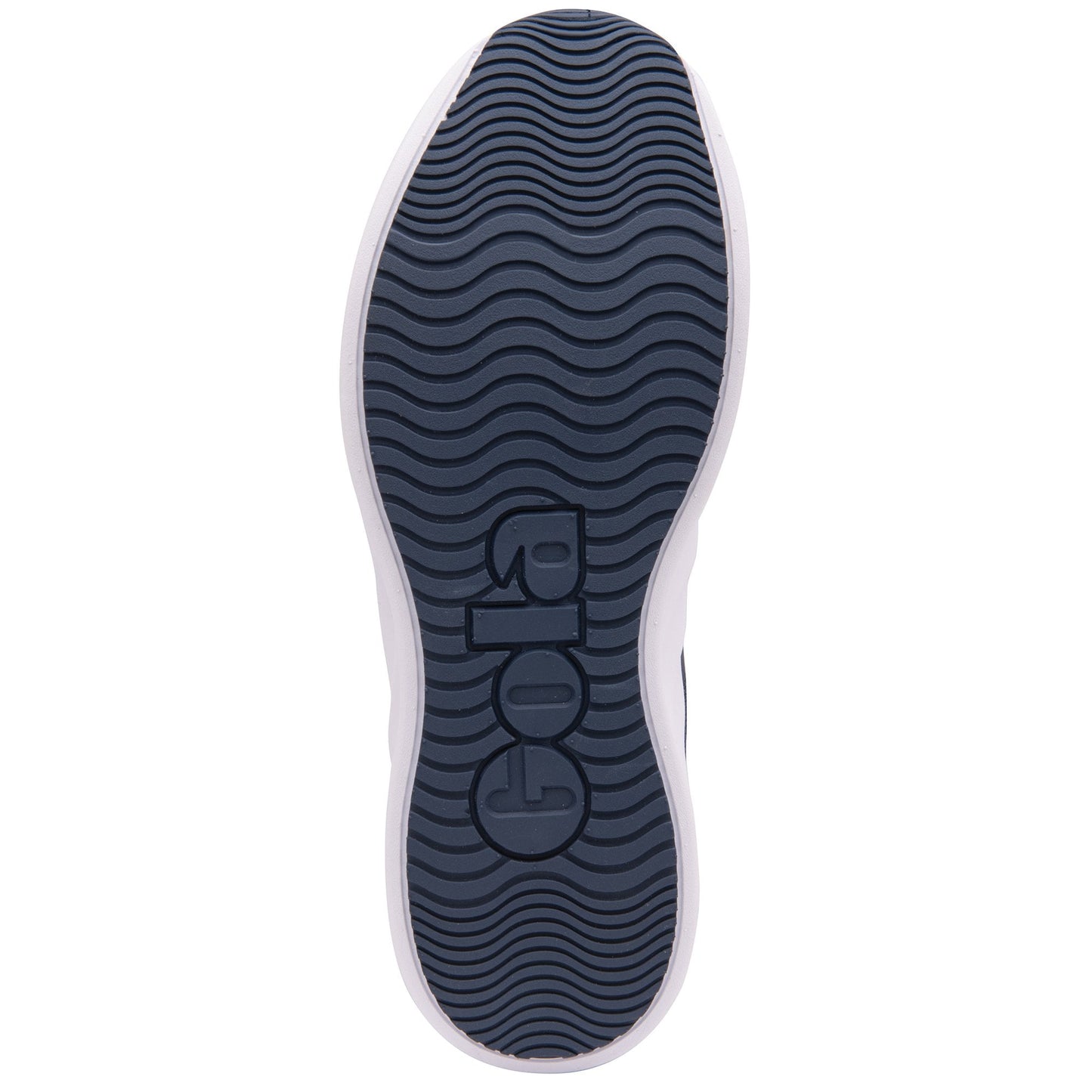 Lansen Lace-up Trainer in Navy/Deep Sun