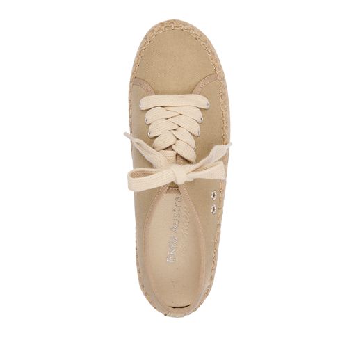 Agonis Organic Almond Cotton Laced Espadrille