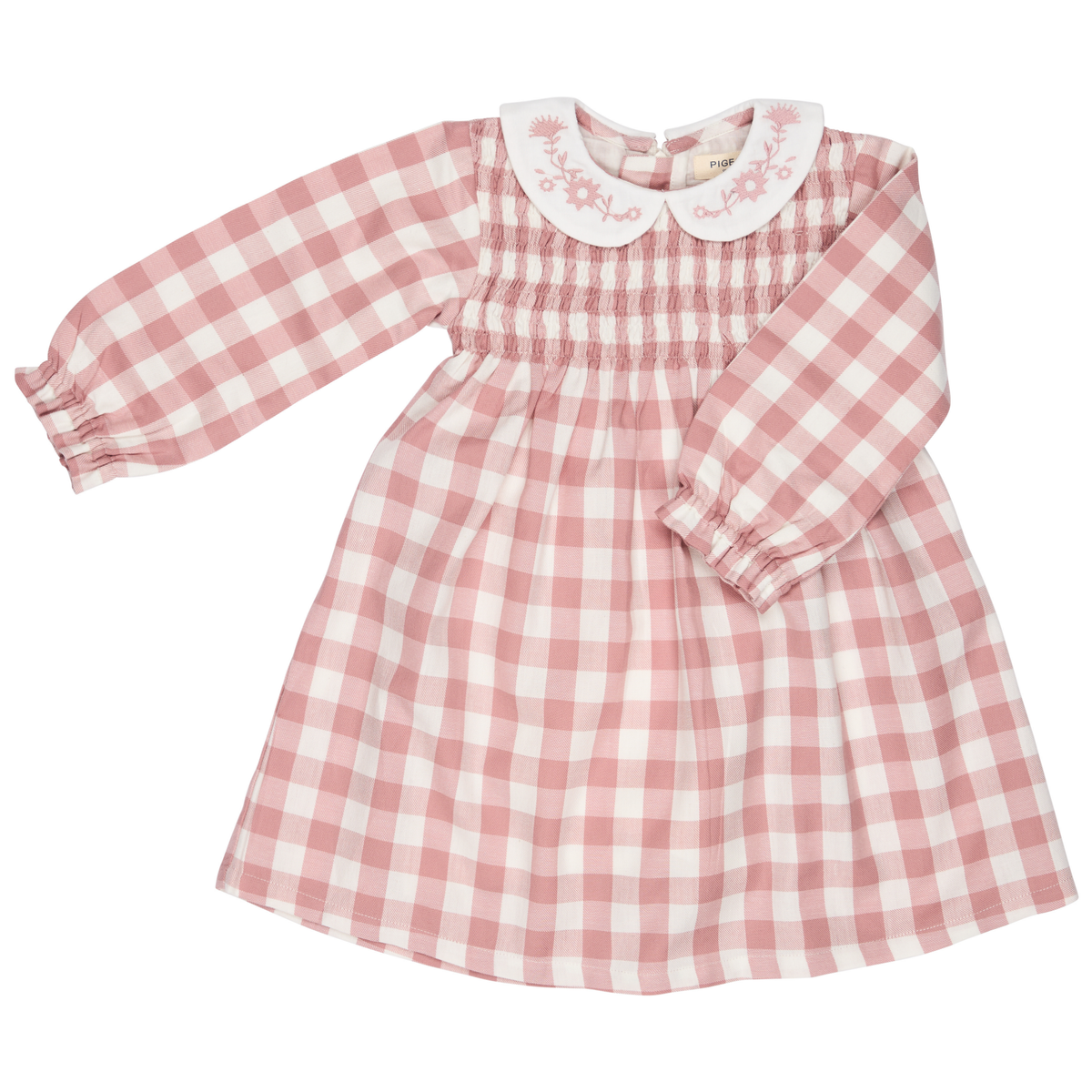 Gingham Dress, pink