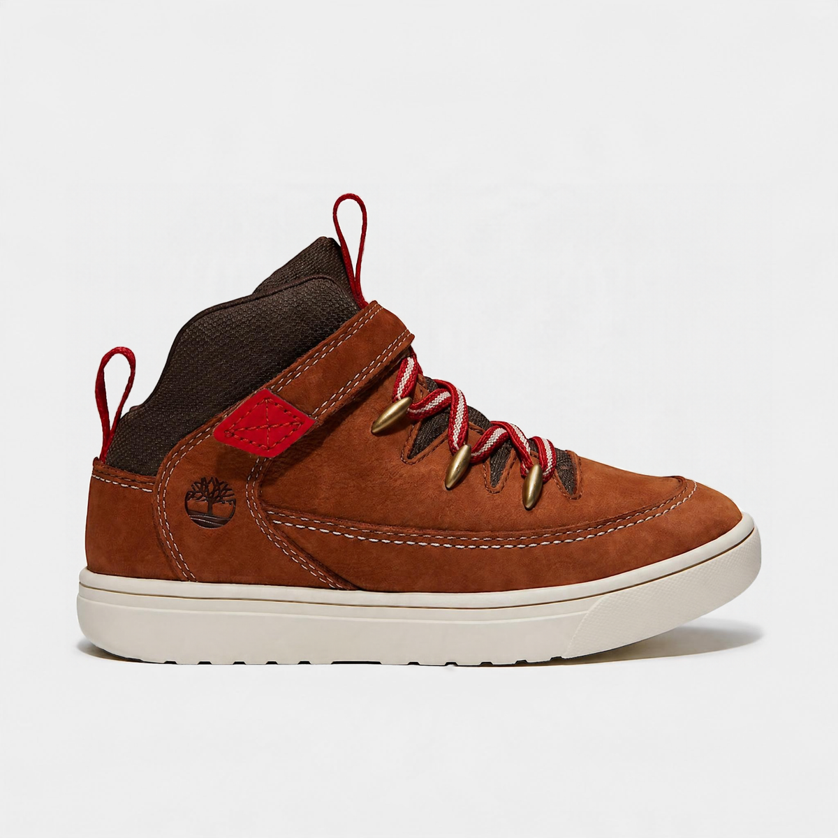 Lisbon Street Water Resistant Brown Leather Mid Top Boot