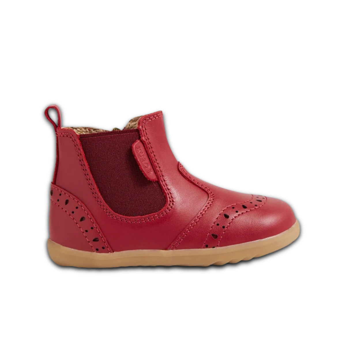 SU Billie Tibetan Red Leather Brogued Jodhpur Boot