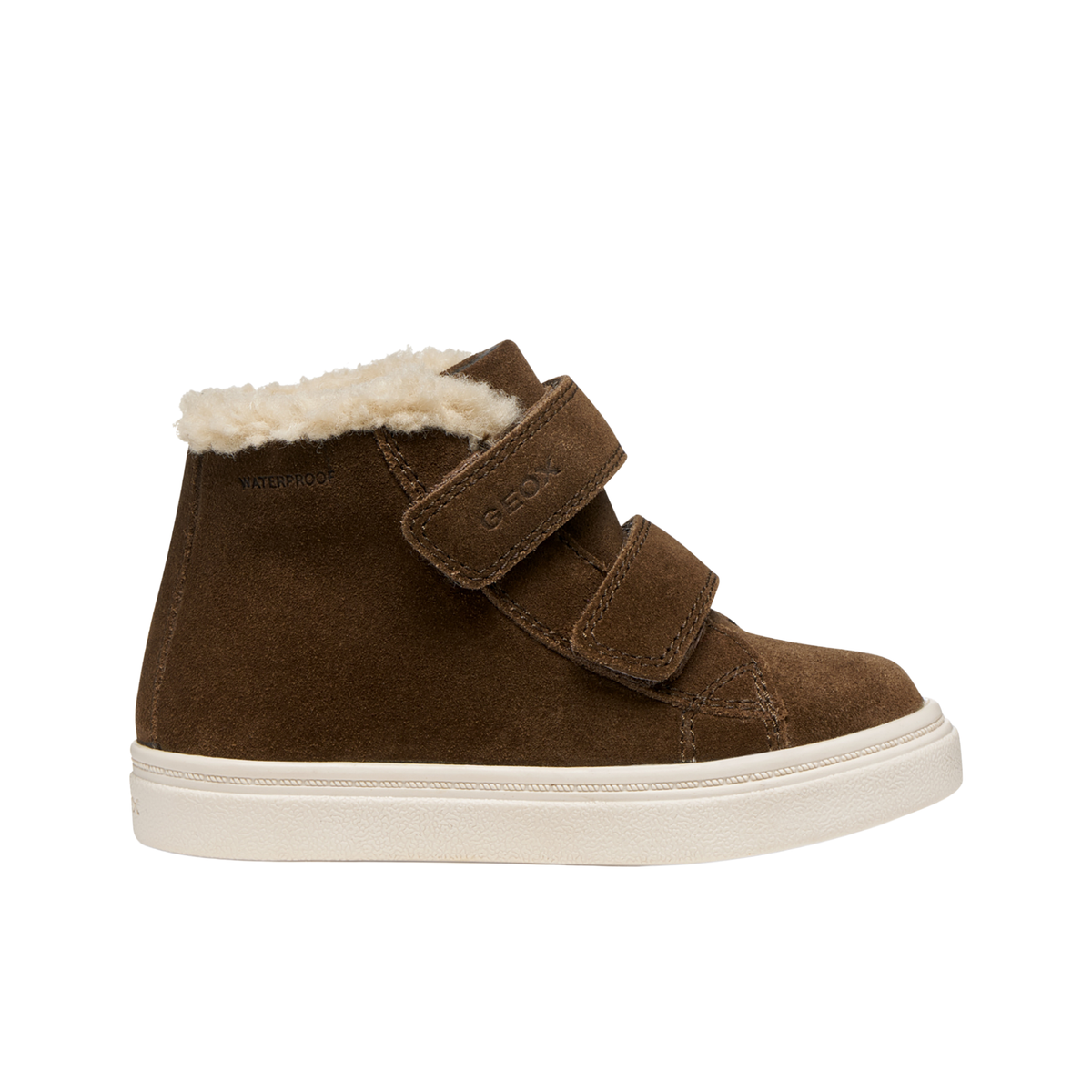 Nashik Toddler Waterproof Dark Brown Leather High Top Boot