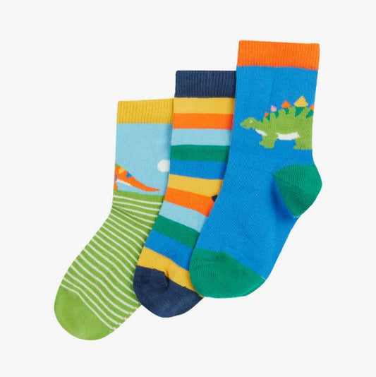 Little Dinosaur Socks 3 Pack