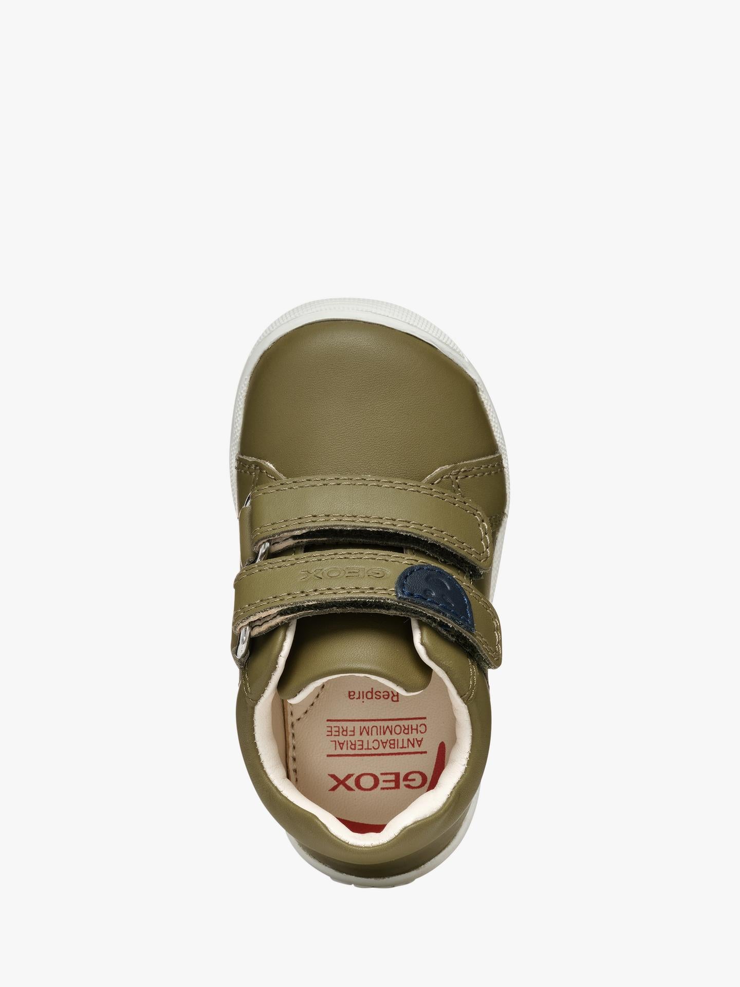 Baby Macchia Pistachio Green Nappa Leather First Shoe