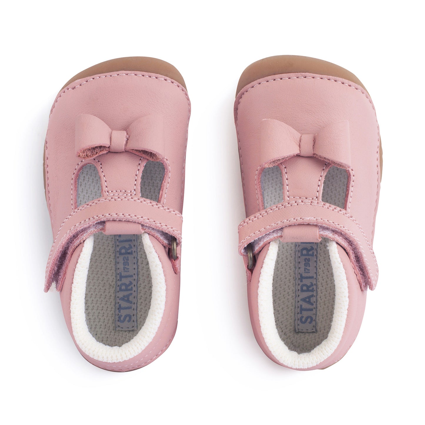 Wiggle Dusky Pink Leather Pre-walker