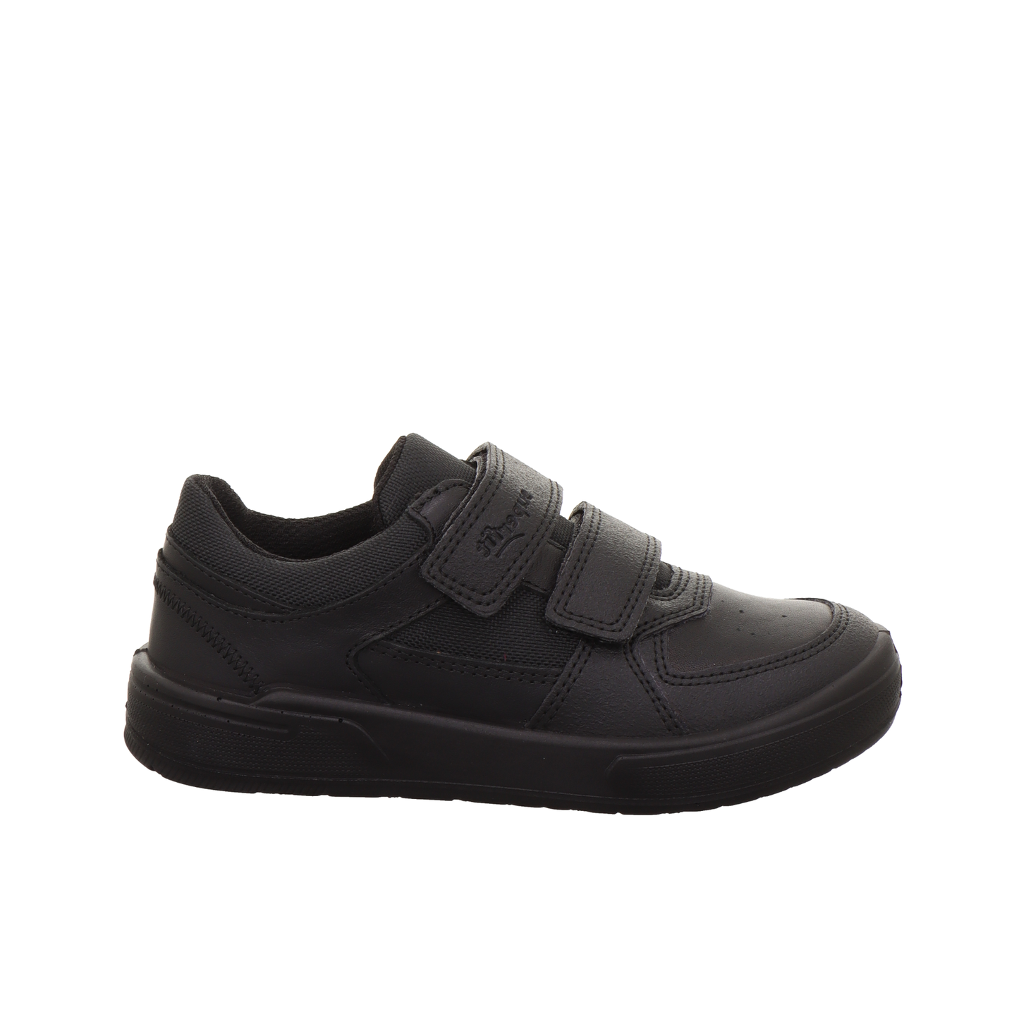 Maverick Black Leather Boys School Shoe