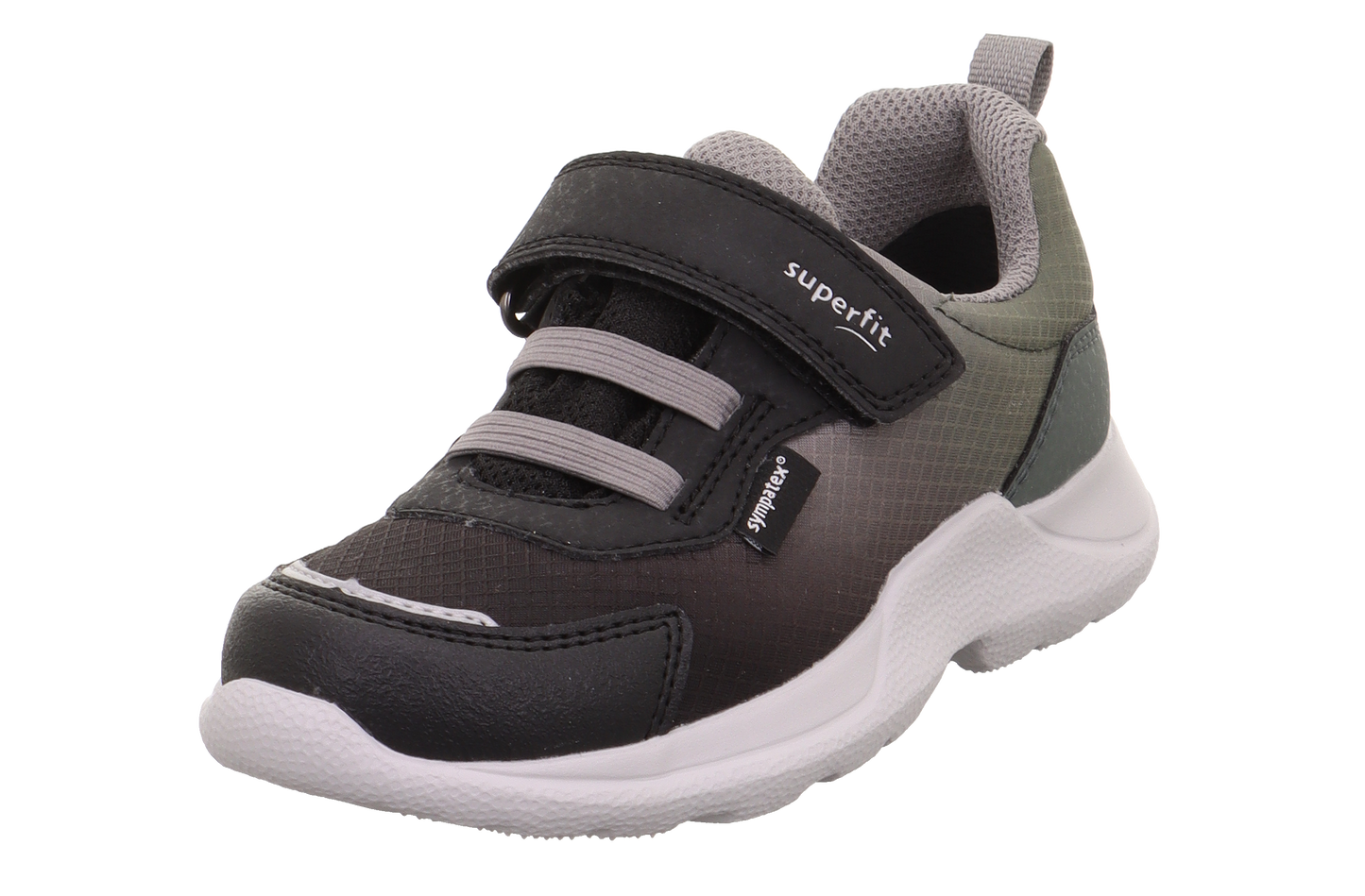Rush Waterproof Black Green Trainer