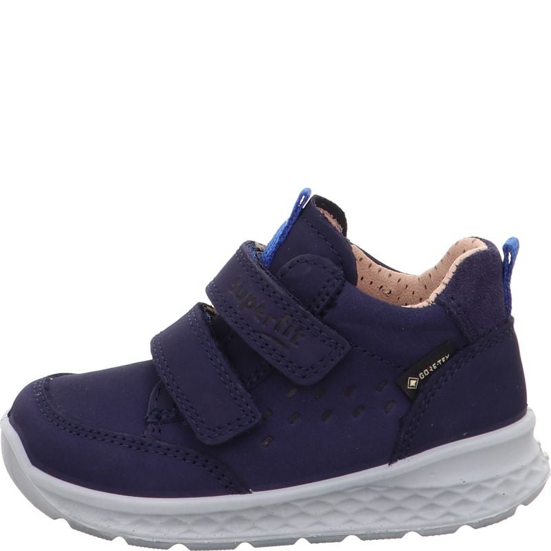 Breeze Waterproof Blue Nubuk Hi Cut Boys Shoe