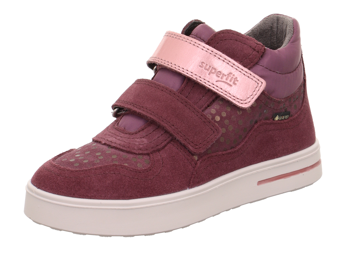 Stella Burgundy Speckle Waterproof Warm Lined Suede Boot