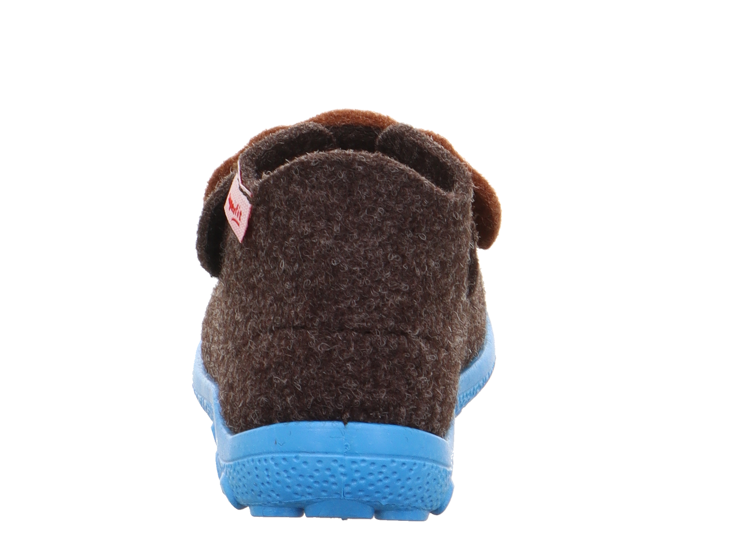 Happy Octi Dog Brown Felt Slipper