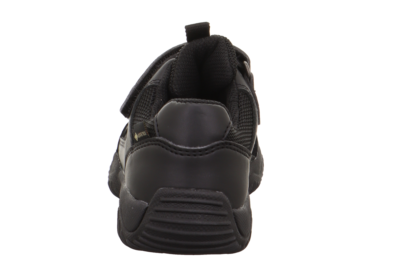 Storm Boys Black Leather Gortex Waterproof School Shoe