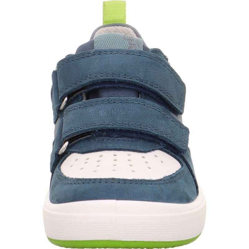 Maverick Blue/Light Blue Nubuk Leather Low Cut Boy's Shoe
