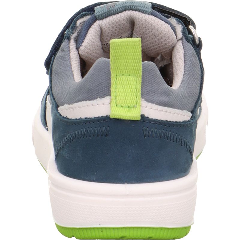 Maverick Blue/Light Blue Nubuk Leather Low Cut Boy's Shoe
