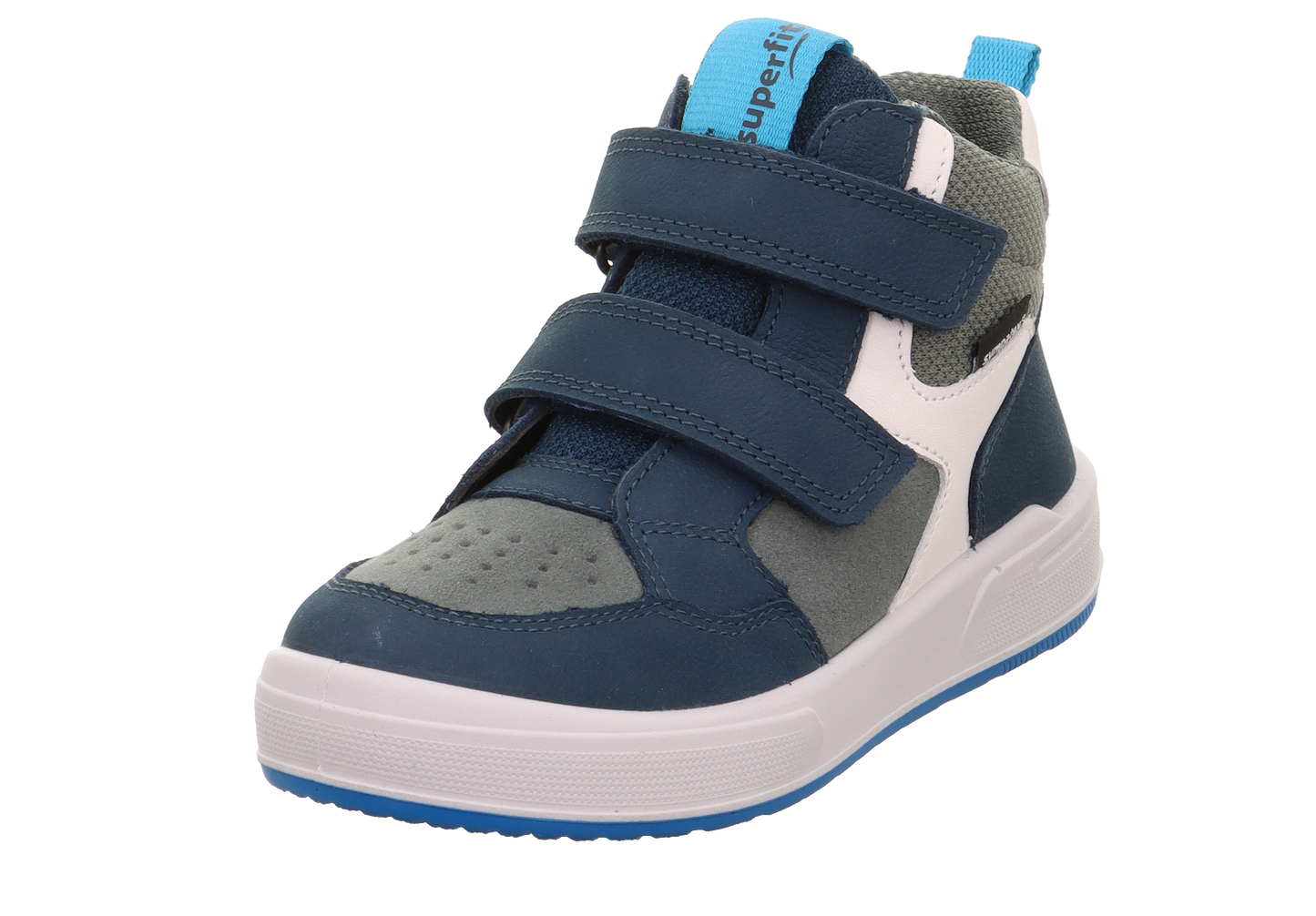 Maverick Blue Green Waterproof Nubuk High Top Boot