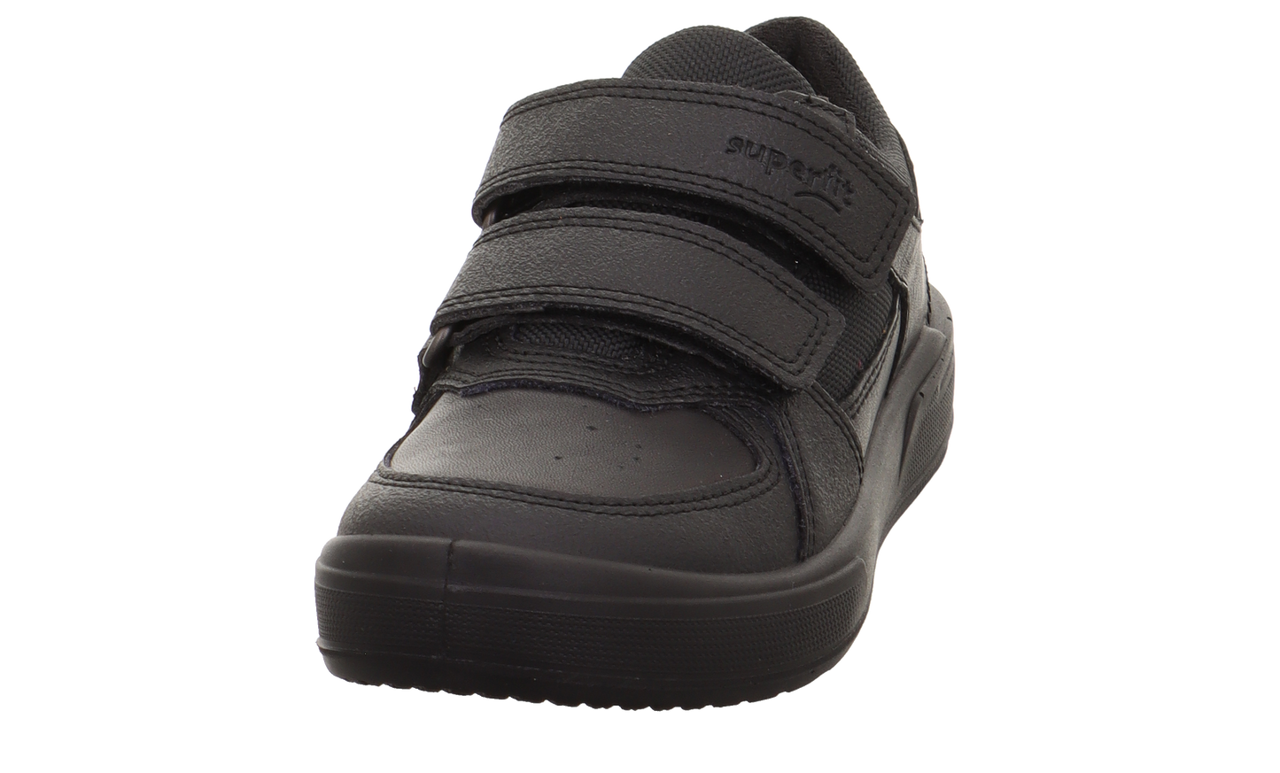 Maverick Black Leather Boys School Shoe