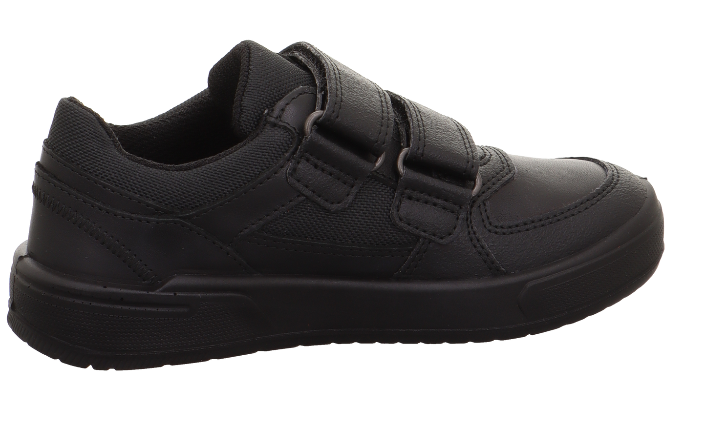 Maverick Black Leather Boys School Shoe