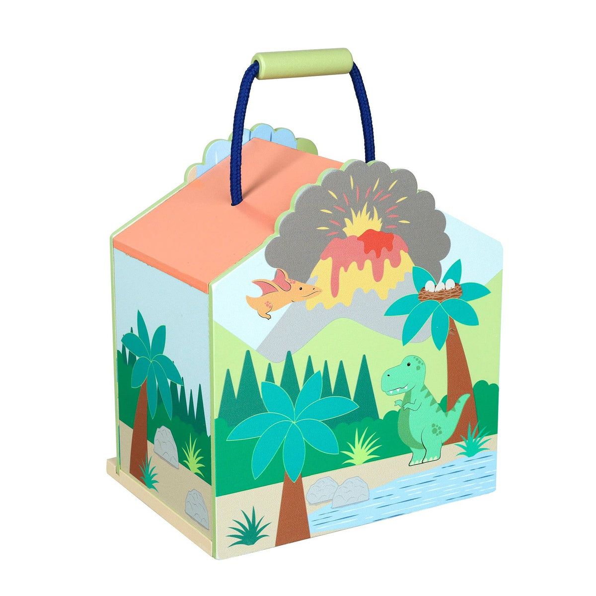 Wooden Dinosaur Play Set