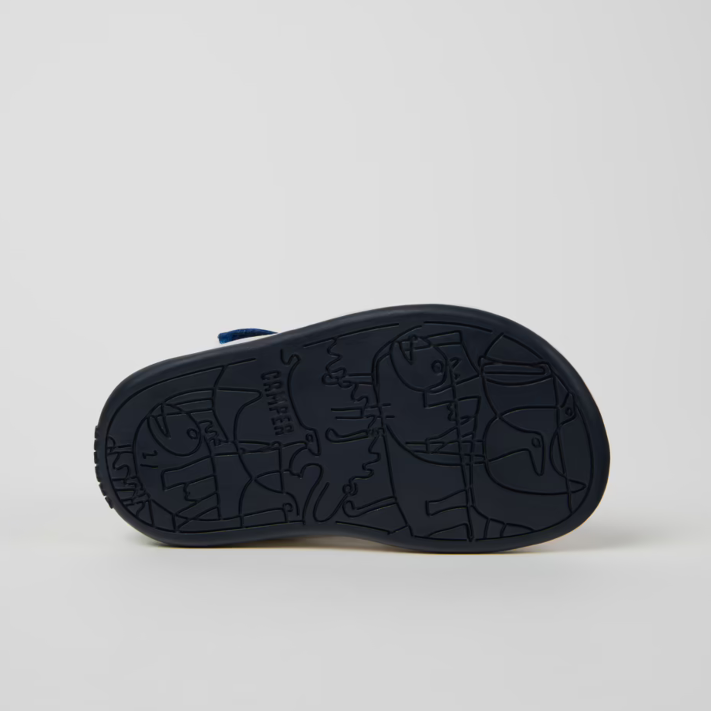 Bicho Twins Leather Crab Motif Leather Sandals
