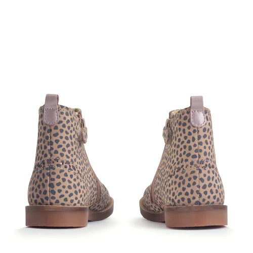Bramble Taupe Splash Nubuk Zipped Chelsea Boot