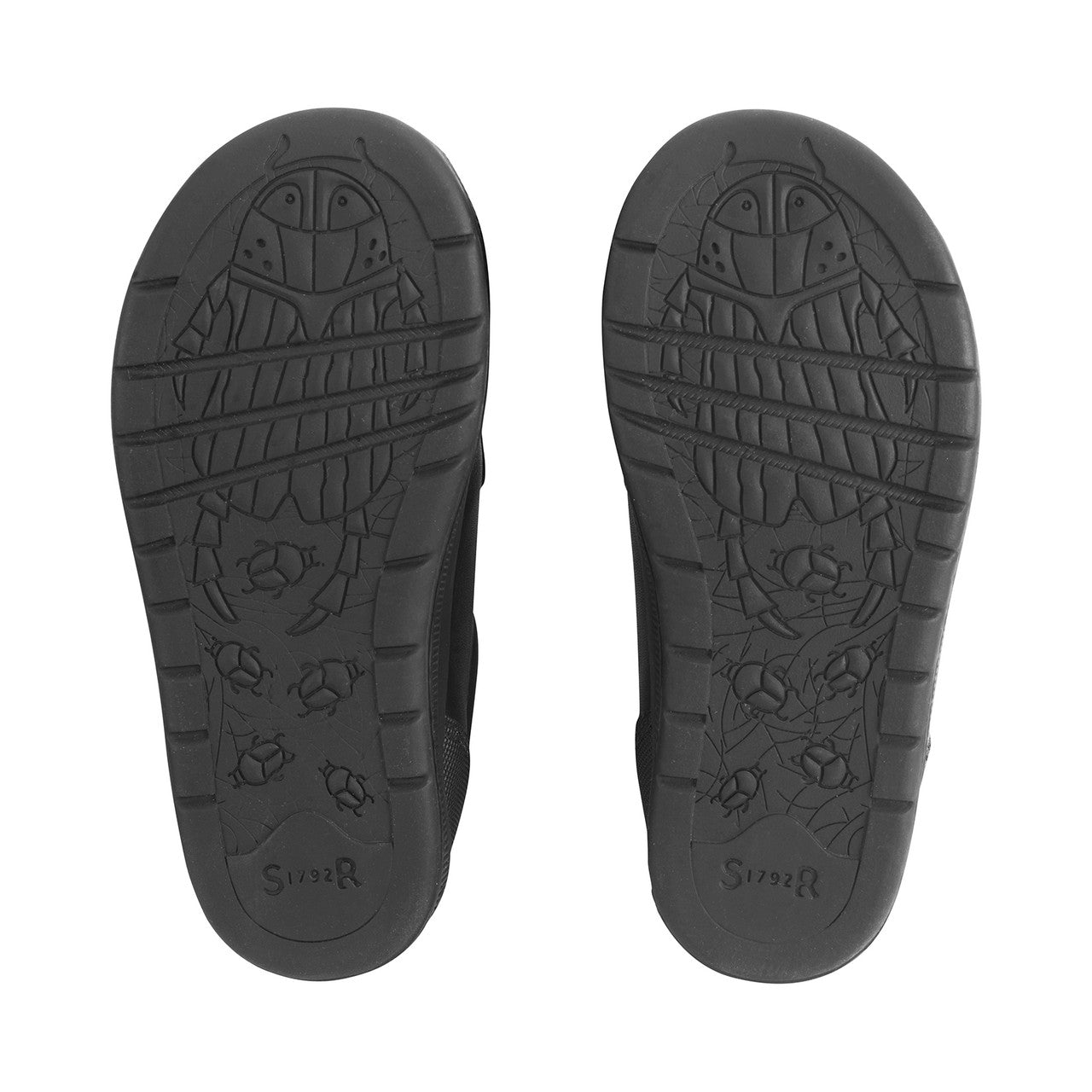 Hat Trick Black Leather Boys School Shoe