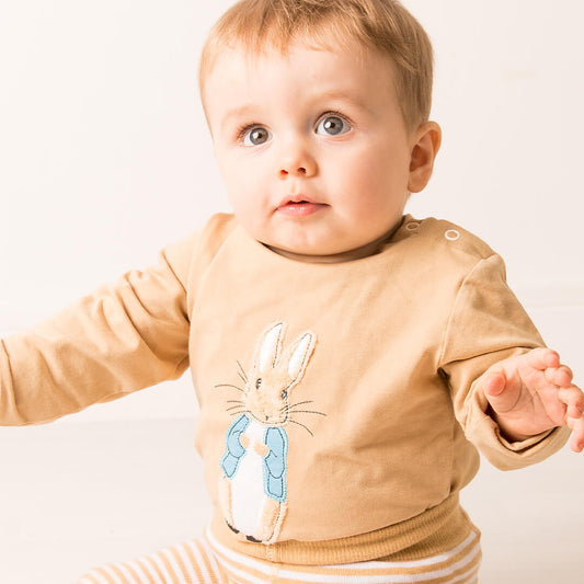 Peter Rabbit Neutral Collection Long Sleeve Top