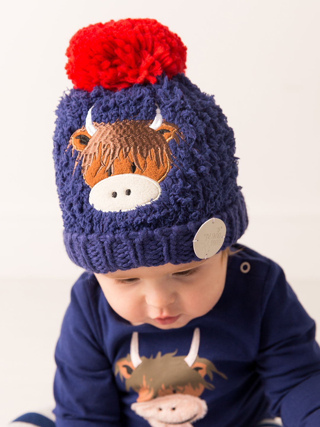 Hamish Highland Cow Bobble Hat