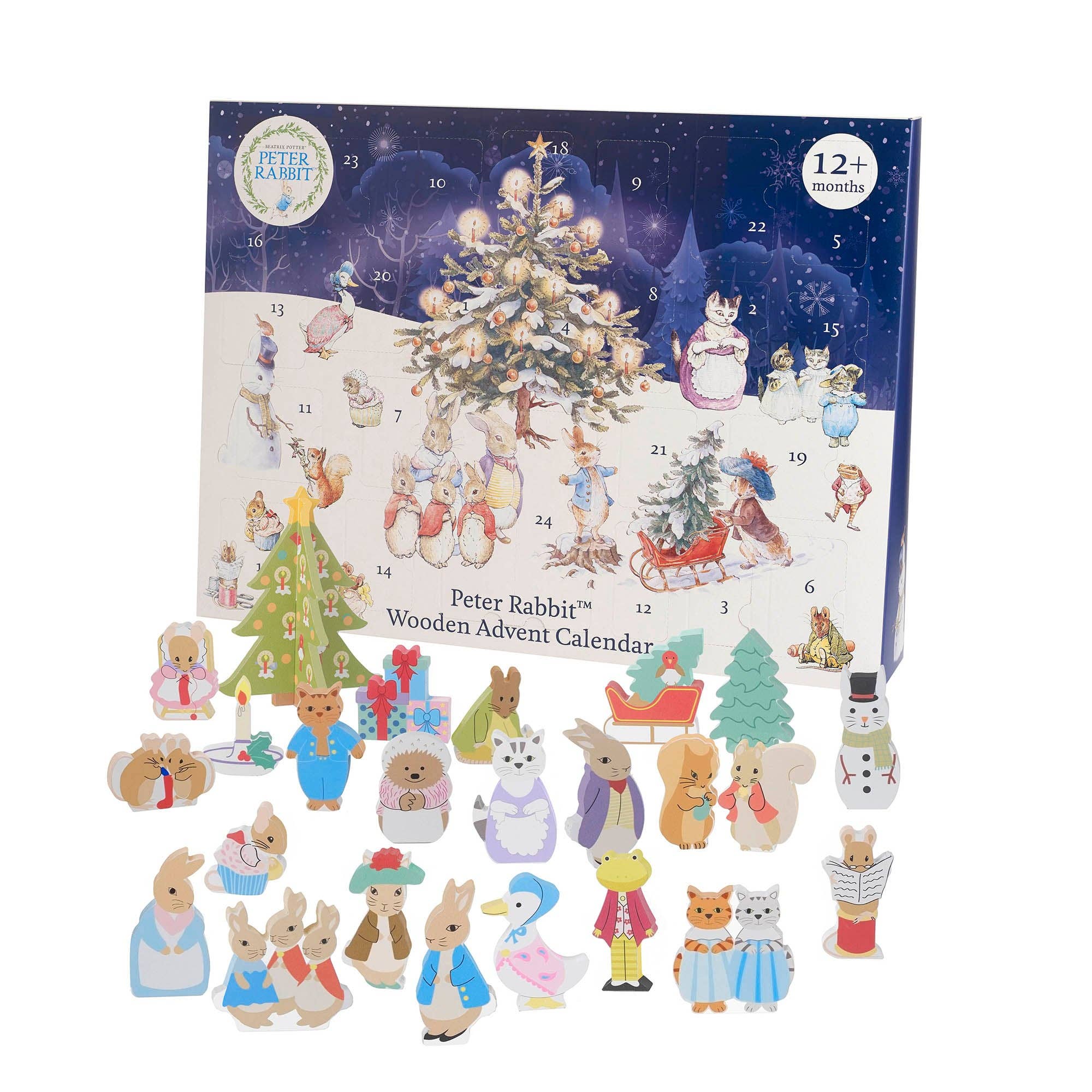 Peter Rabbit Calander Peter Rabbit™ Wooden Advent Calendar – To Boot