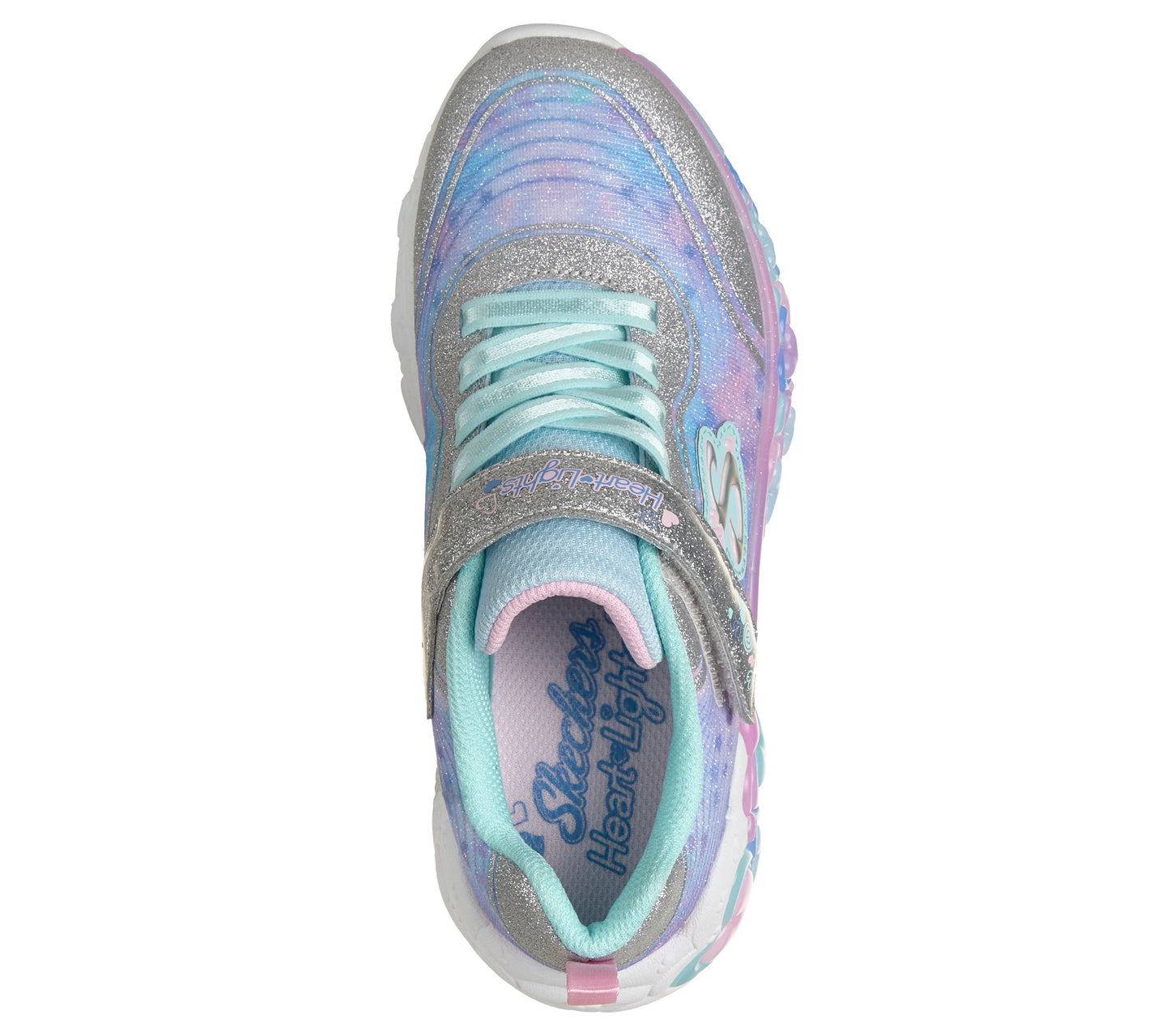 Eternal Hearts Lights Silver Multicolour Trainer