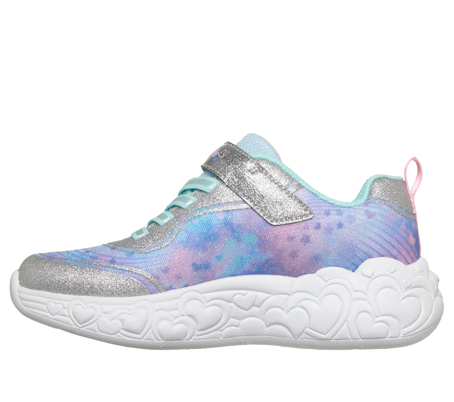 Eternal Hearts Lights Silver Multicolour Trainer