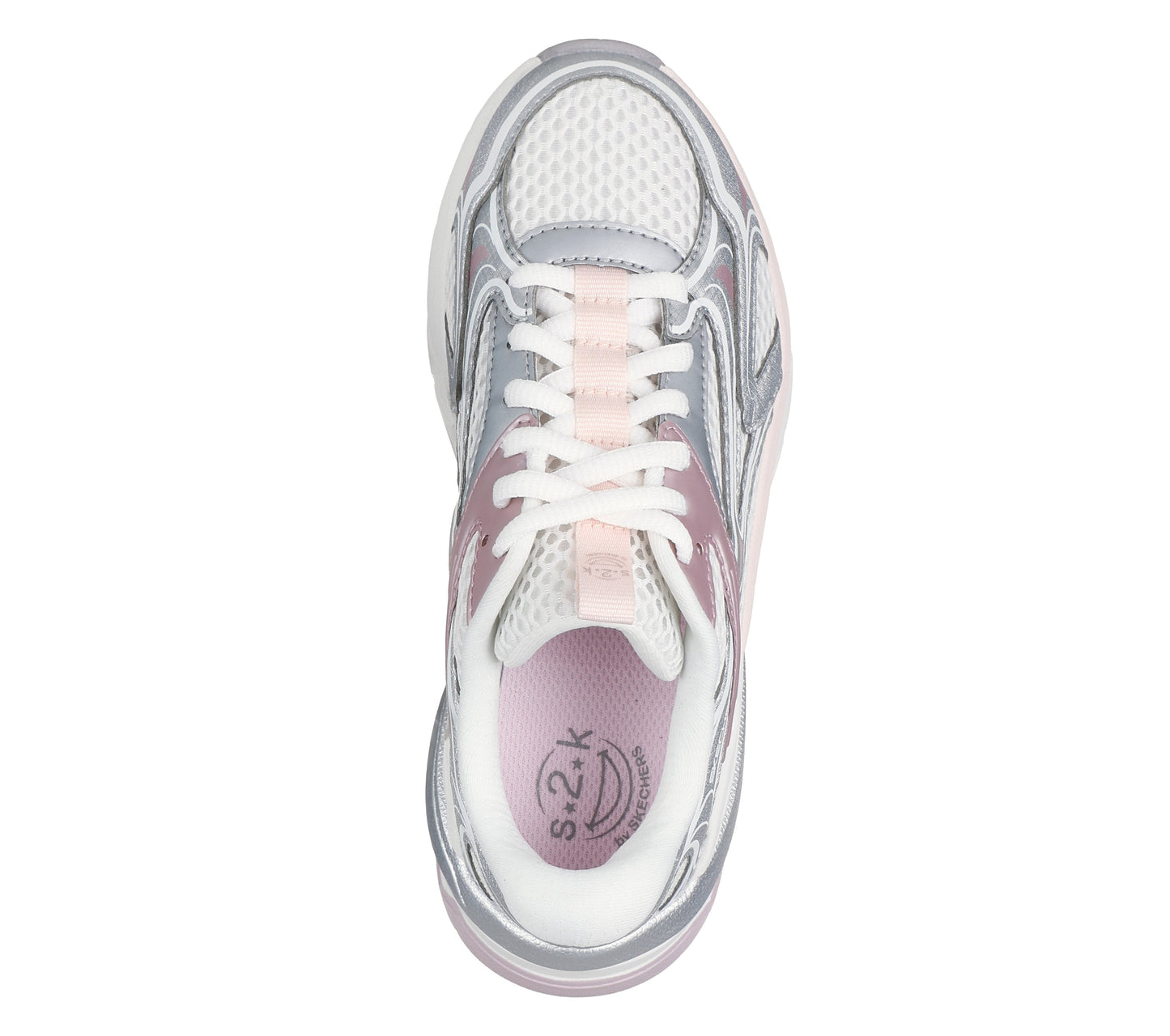 S2K Off White Lace Up Trainer