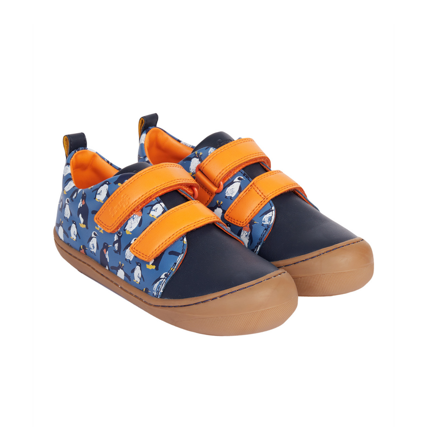 Tide Low Top Penguin Waddle Navy Leather Toddler Shoe