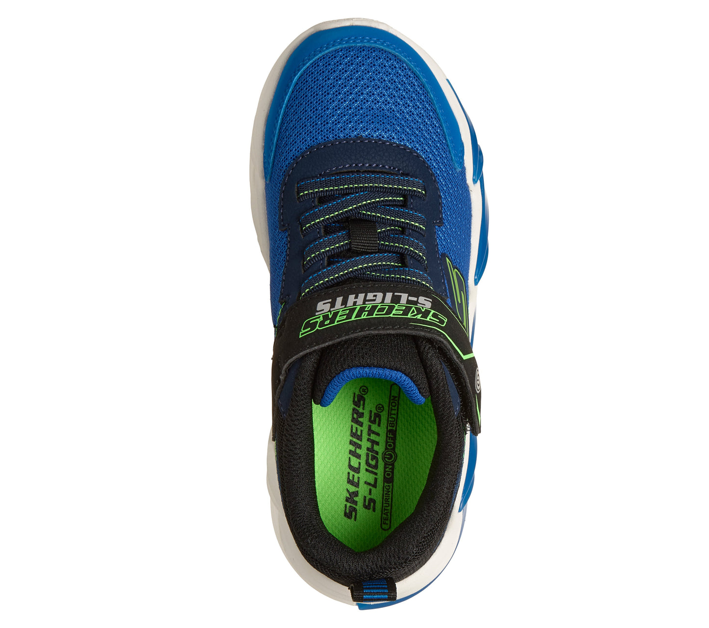Light-Surge Blue Lime Light Up Trainer