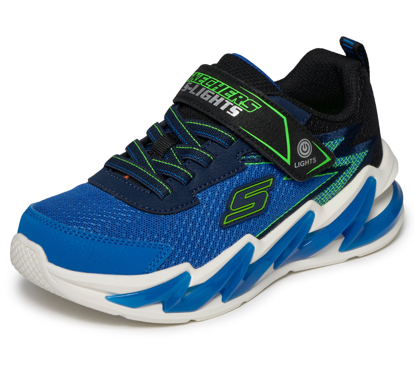Light-Surge Blue Lime Light Up Trainer