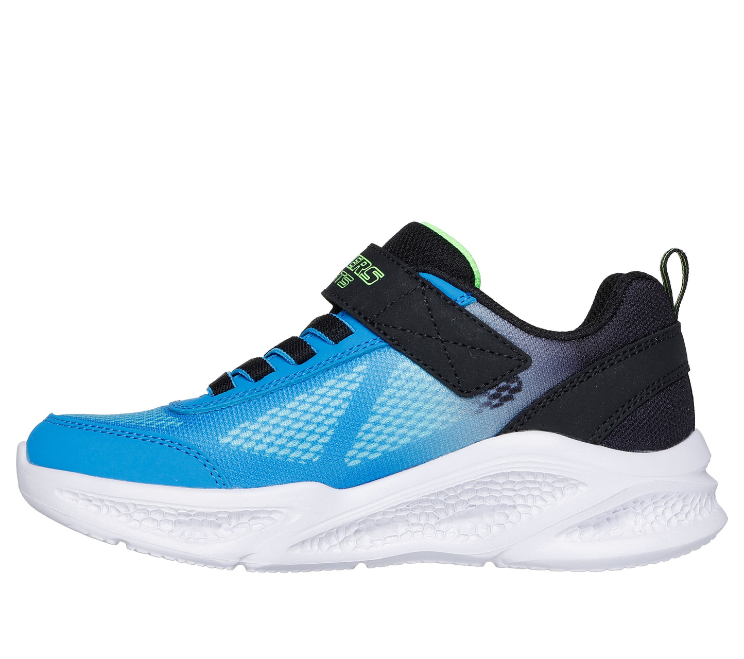 Meteor Lights Krendo Boys Black/Blue Light Up Trainer