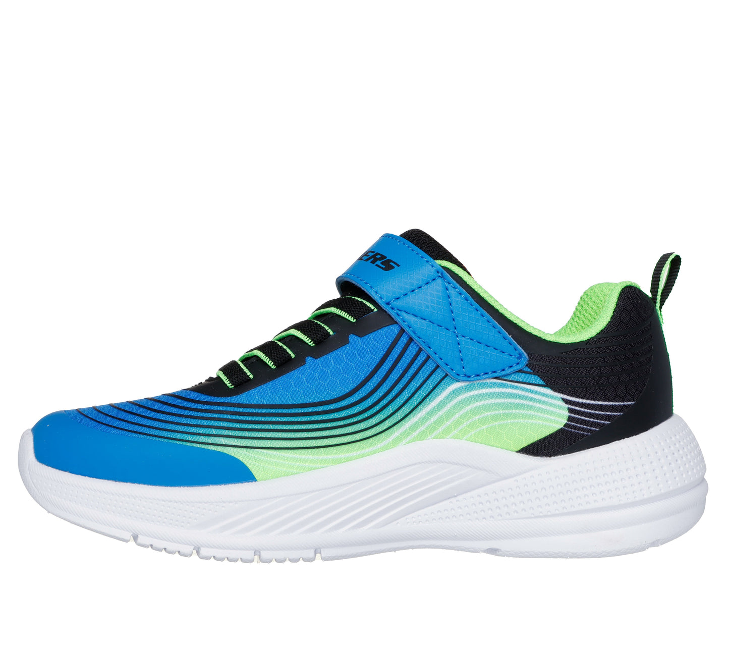 Microspec Advance Blue/Lime Boys Trainer