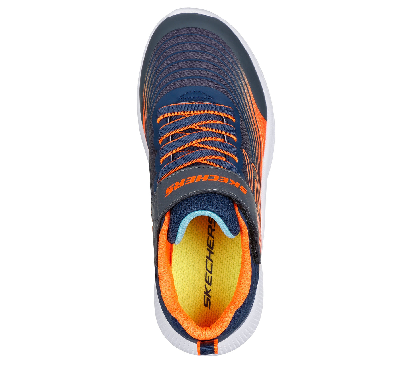 Microspec Advance Navy Orange Boys Trainer