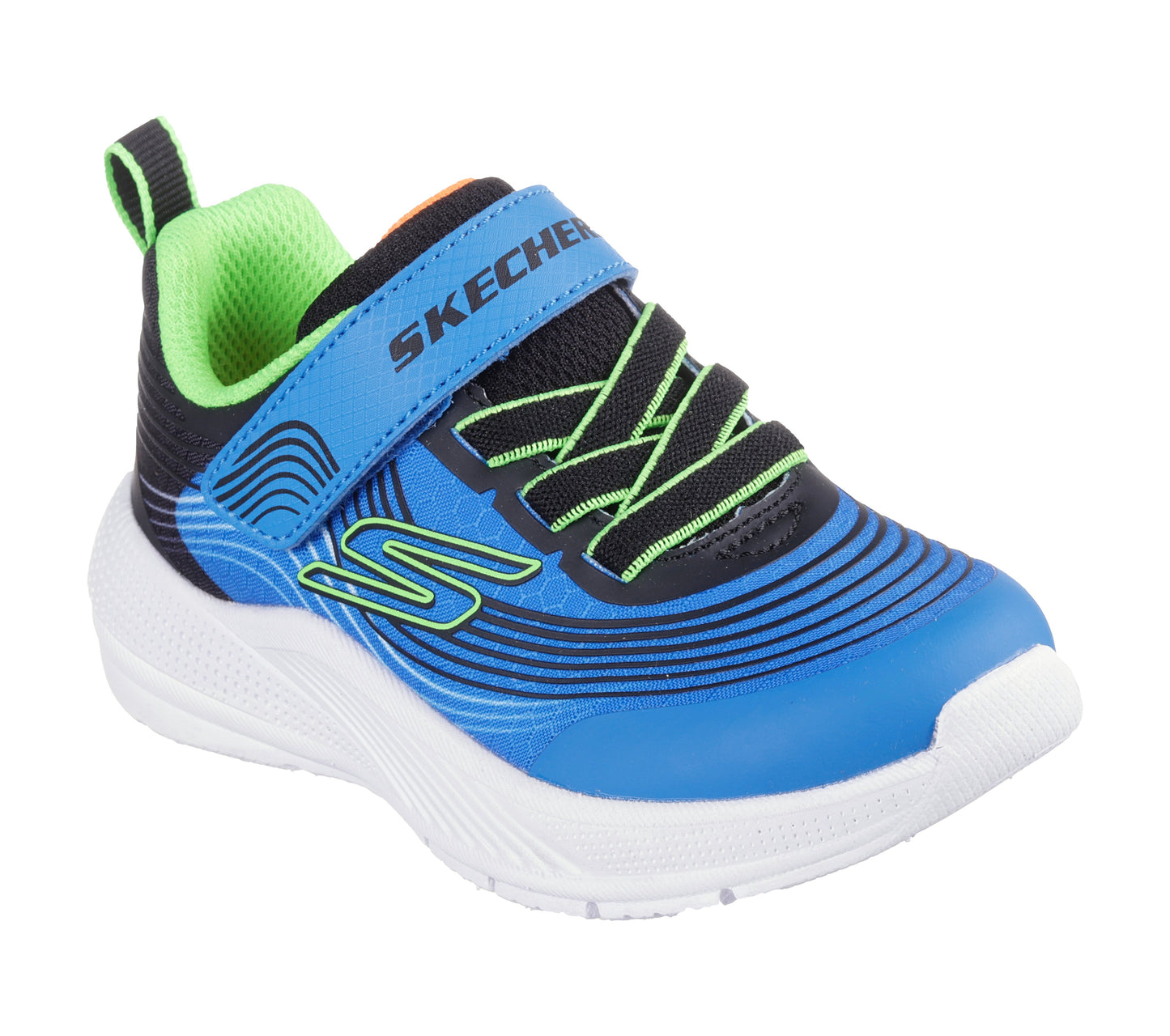 Microspec Advance Blue/Lime Boys Trainer