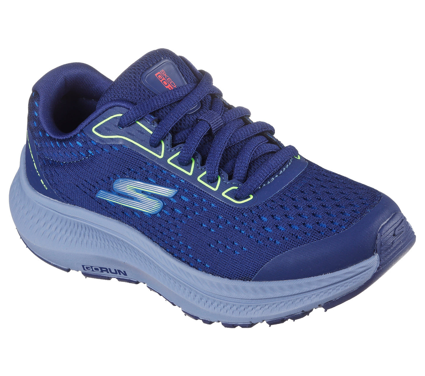 Go Run Consistsent 2.0 Mile Marker Navy Lace Up Trainer