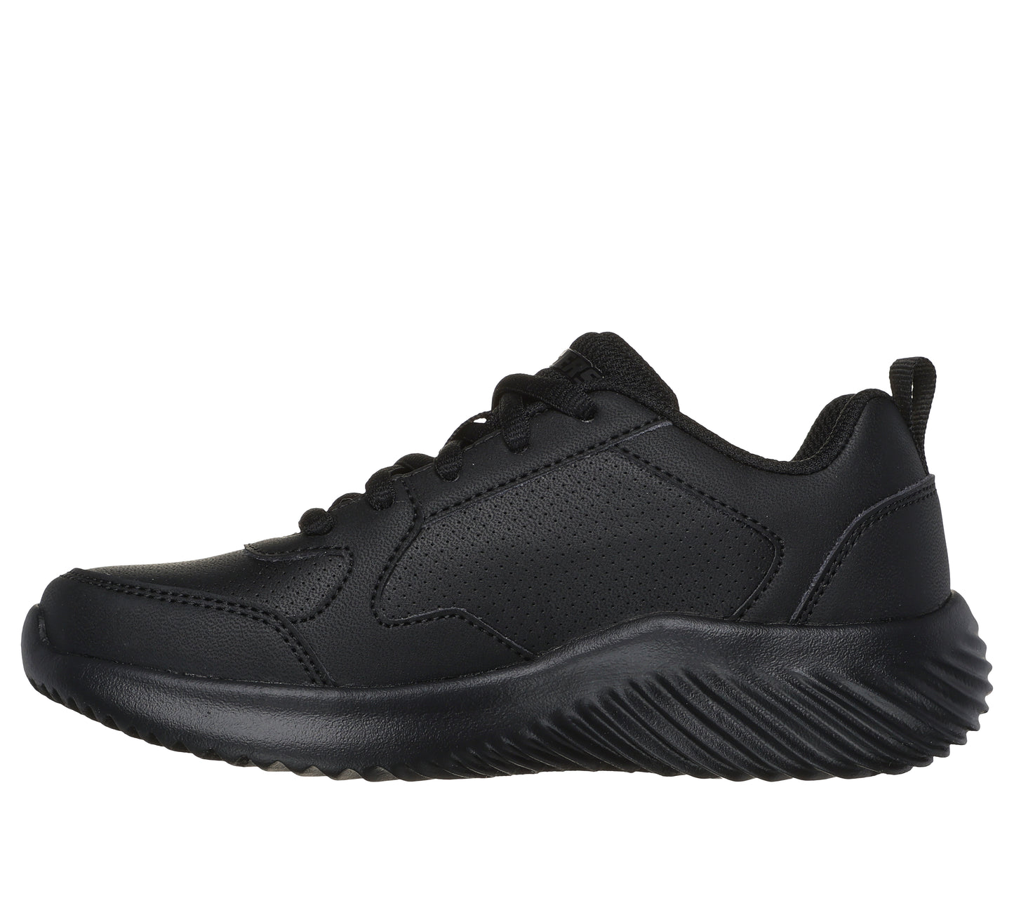 Bounder Study Squad Black Lace-up Trainer