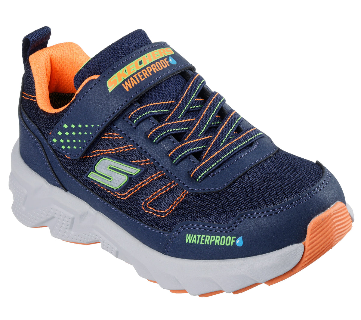 Elite Sport Tread-Aquavek Waterproof Navy Orange Trainer