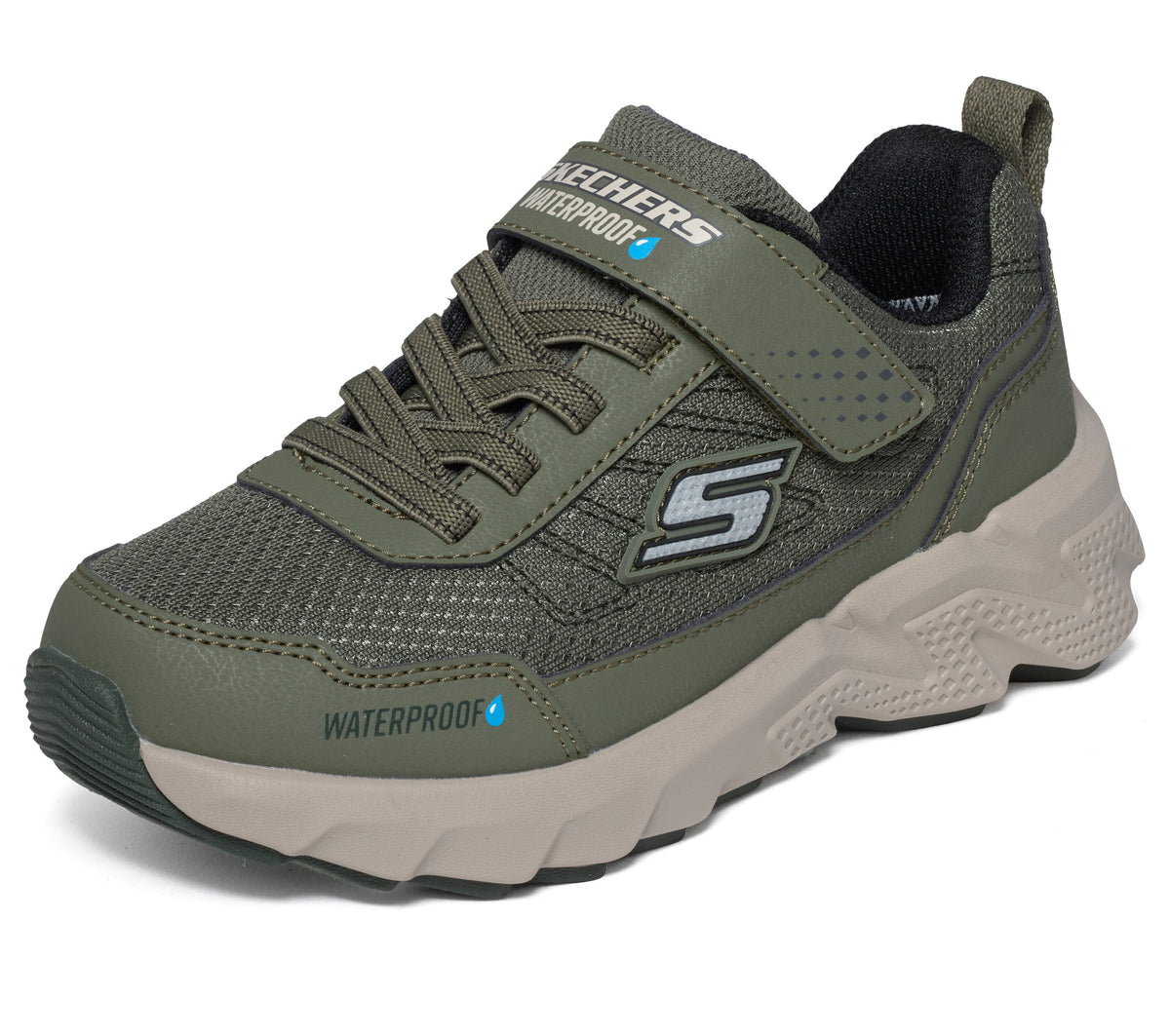 Elite Sport Tread-Aquavek Waterproof Olive Trainer