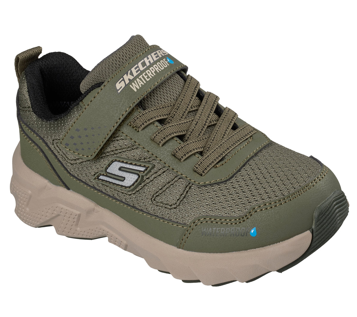 Elite Sport Tread-Aquavek Waterproof Olive Trainer
