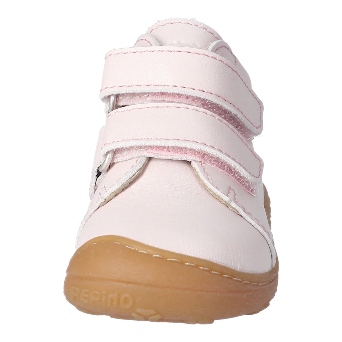 Chrisy Pale Pink Leather Soft Sole First Shoe
