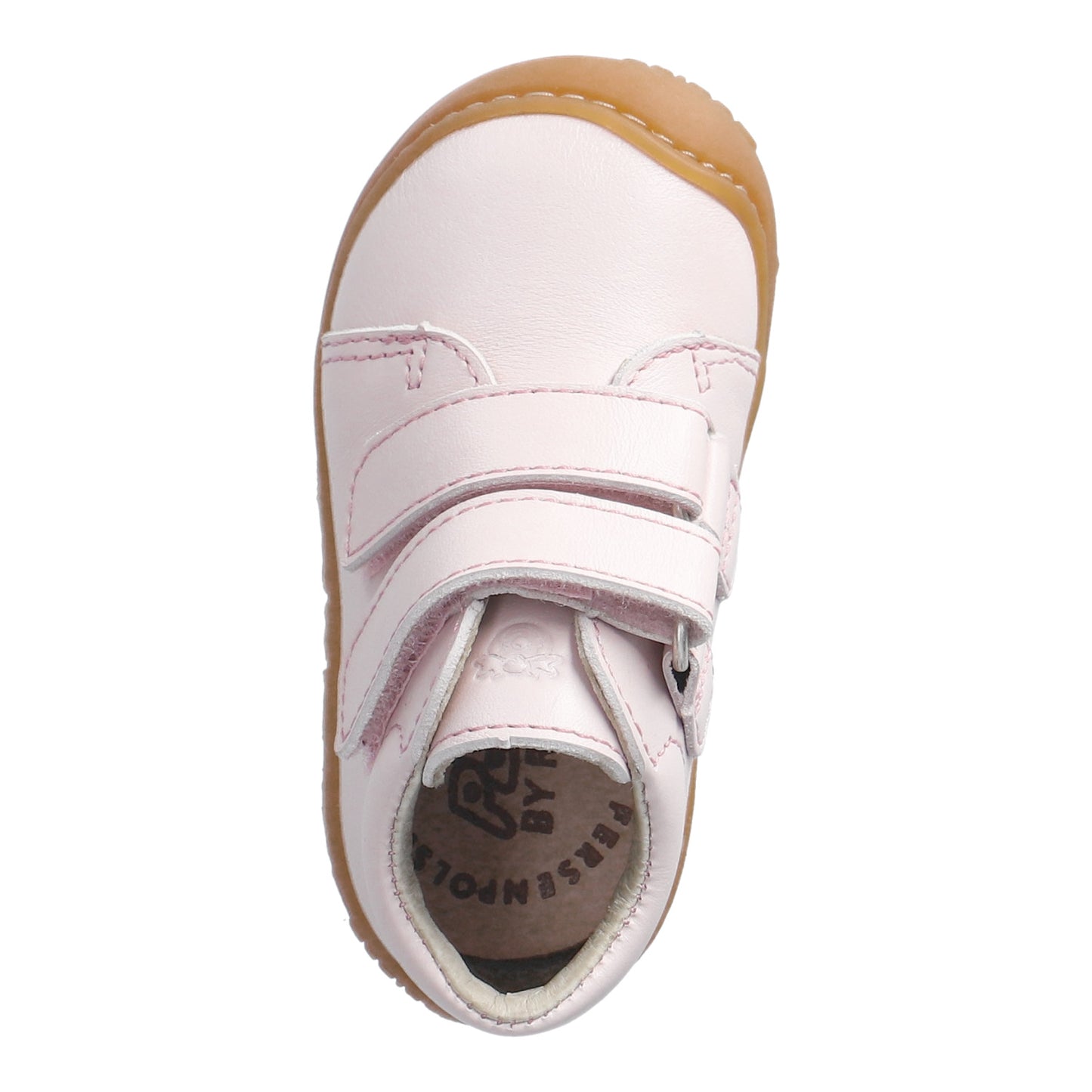 Chrisy Pale Pink Leather Soft Sole First Shoe